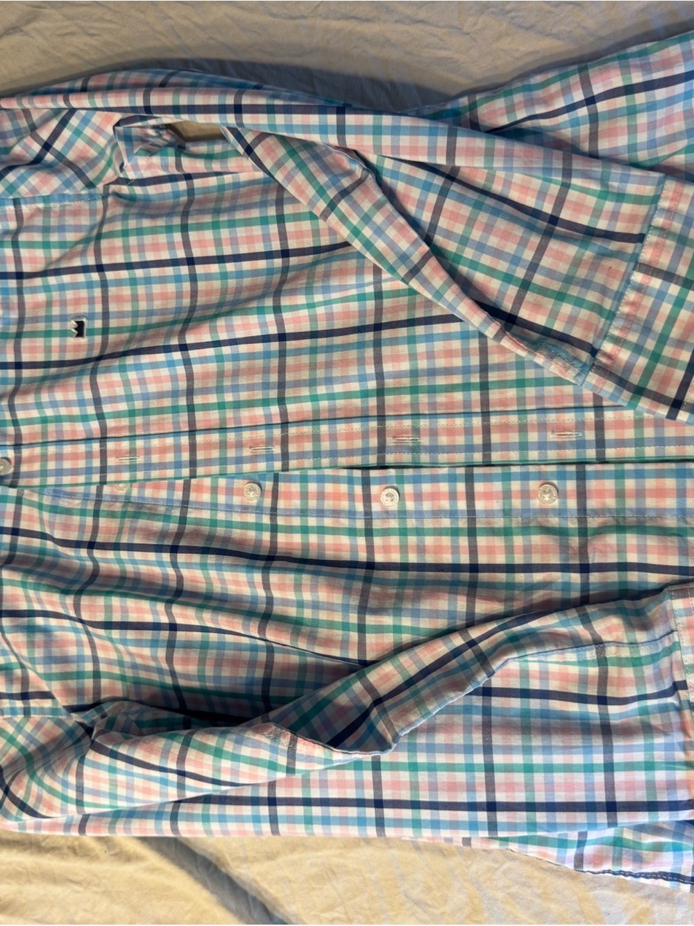 Crown & Ivy Kids Boys Plaid Button Down Shirt Size Medium